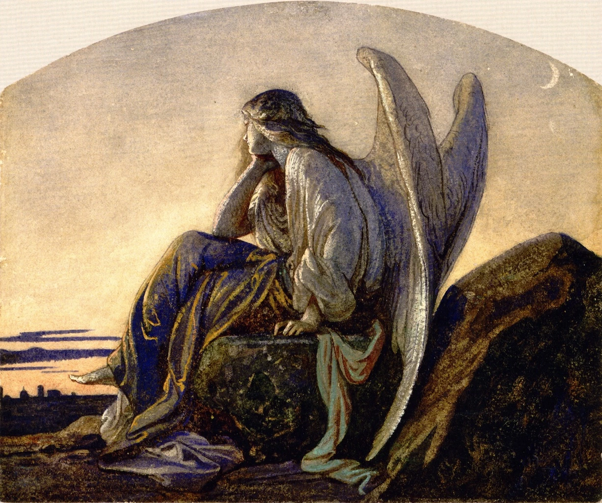 L'angelo della sera, 1848 - Musée Fabre, Montpellier